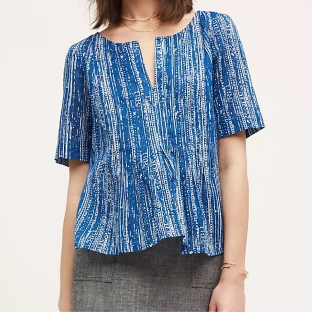 Maeve Anthropologie Orchid Island Blouse.